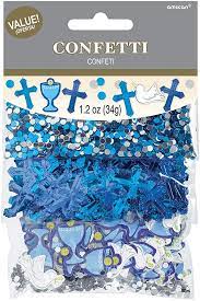 BLUE COMMUNION CONFETTI