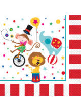 Circus Party Beverage Napkins