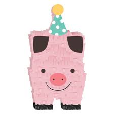 MINI PIG PINATA 8.8"