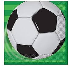 3D Soccer Ball Luncheon Napkins