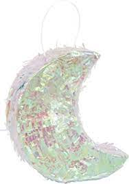 Mini Iridescent Moon Pinata