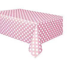 Pastel Pink Polka Dot Tablecover