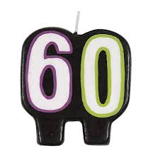 Birthday Cheer Candle - 60