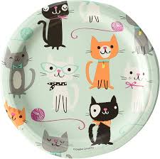 Purr-fect Cat Party 7" Paper Plates