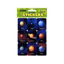 Planet Adhesive Stickers