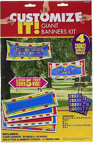 Giant Customizable Banner Kit