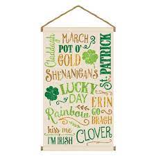 St. Patrick's Day Canvas Banner