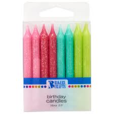 Fiesta Spirit Glitter Candles
