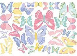 3D BUTTERFLIES FLYING WALL CUTOUTS