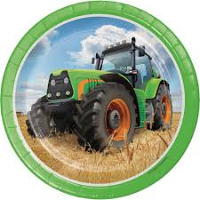 Tractor Time 7" Paper Plates