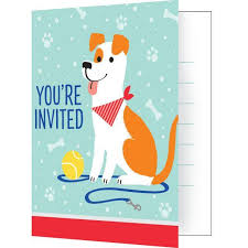 Dog Party Invitaions