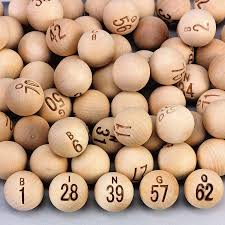 Wooden Bingo Ball Set