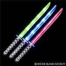 LIGHT UP NINJA SWORD  26" EACH