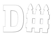 Football "D-FENCE" Cutout Set