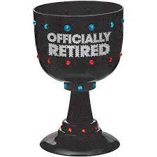 OFFICIALLY RETIRED GOBLET