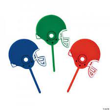 Plastic Football Helmet Food Picks