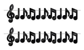Musical Note Streamer