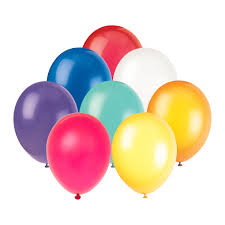 Assorted 9" Latex Balloons