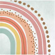 BOHO RAINBOW BEVERAGE NAPKINS