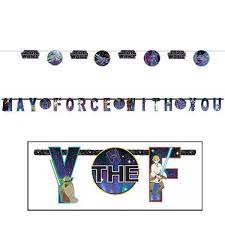 Star Wars Galaxy Letter Banner