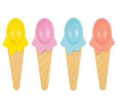 PASTEL ICE CREAM SPOON SET