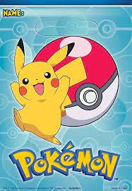 Pokemon Plastic Loot Bags