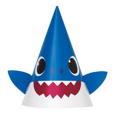 Baby Shark Paper Party Hats
