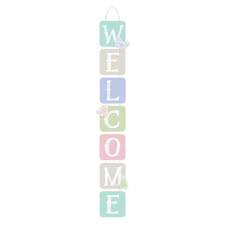 WELCOME SPRING WOODEN SIGN