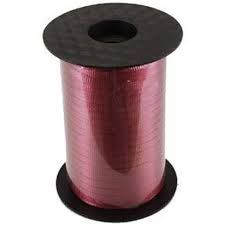 Burgundy Curling Ribbon