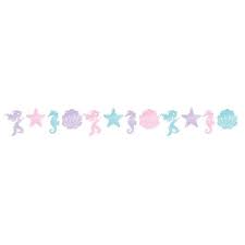 MERMAID SHINE FUN SHAPES BANNER