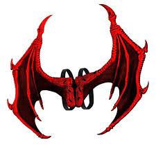 Large Red Devil Wings