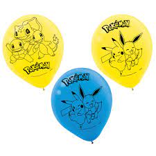 Pokemon 12" Latex Balloons