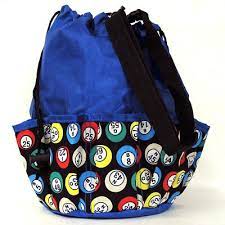 SMALL BLUE BINGO BAG - 10 POCKETS