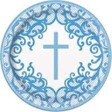 BLUE CROSS 7" PAPER PLATES