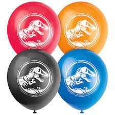 Jurassic World Latex Balloons 8ct