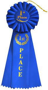 First "1st" Place Rosette Ribbon