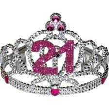 "21" Plastic Tiara