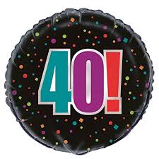 Birthday Cheer 18" Mylar Foil Balloon - 40