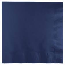 TRUE NAVY LUNCHEON NAPKINS - 100 CT