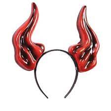 Red Demon Horn Headband