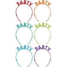 GLITTER PARTY HEADBANDS