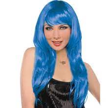 Blue Glamour Wig
