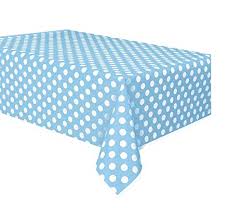 Baby Blue Polka Dot Tablecover