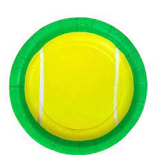 TENNIS 7" PAPER PLATES
