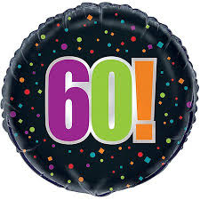 Birthday Cheer 18" Mylar Foil Balloon - 60