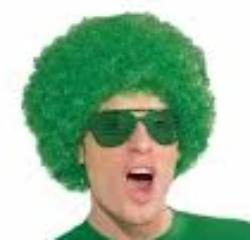Green Afro Wig