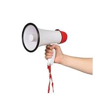 MEGAPHONE WITH SIREN
