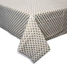 Gold Scallop Plastic Tablecover