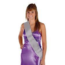 Satin Sash 33" x 4"