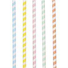 PASTEL ICE CREAM MILKSHAKE STRAWS